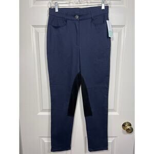 NWT Stitchfix X Katie Sturino Pippa Stretch Riding Navy Blue Pant Vacation